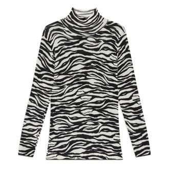 Maliparmi Natural Black Knit Top