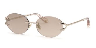 Roberto Cavalli SRC182 594G Mens Sunglasses Gold Size 59