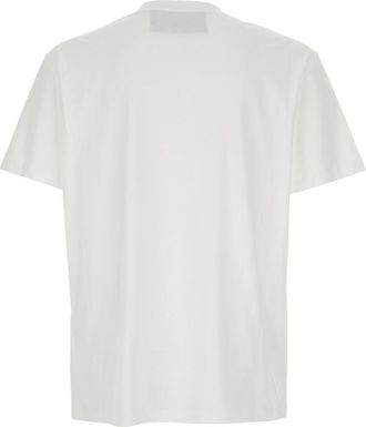 Valentino Mens T-Shirt Jersey White Cotton T-Shirts And Polos