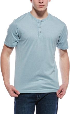 Weatherproof Vintage Weatherproof Vintage Sueded Micro Stripe Henley T-Shirt