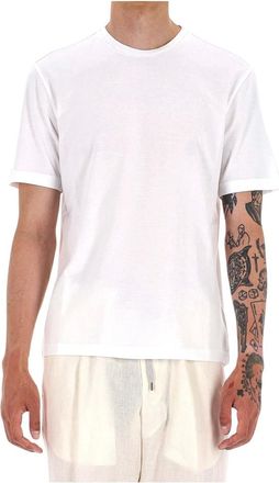 Roberto Collina T-shirt in cotone - - Tops - Uomo - Bianco - S