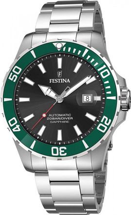 Festina F20531-2 Mens Automatic Watch - Silver - One Size