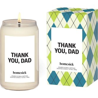 Homesick Thank You, Dad Candle in Natural at Nordstrom Rack
