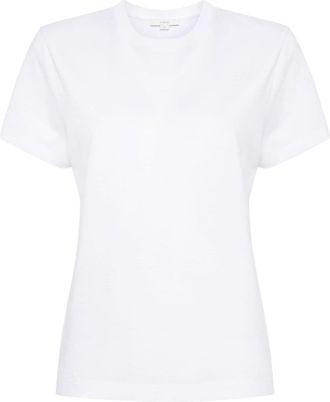 Vince crew-neck cotton T-shirt - women - Pima Cotton - S - White
