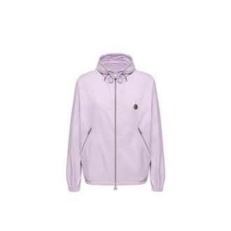Moncler Moncler Hooded Windbreaker, Women, Purple, Size: 0