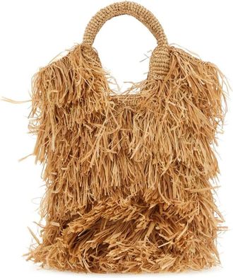 Made for a Woman Ieti Kifafa Mini Tote Bag - Dames - Handtassen - Beige - ONE Size - Katoen - Tassen