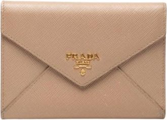 Prada Pre-owned Wallets, female, Beige, Size: ONE SIZE Pre-owned Wallet