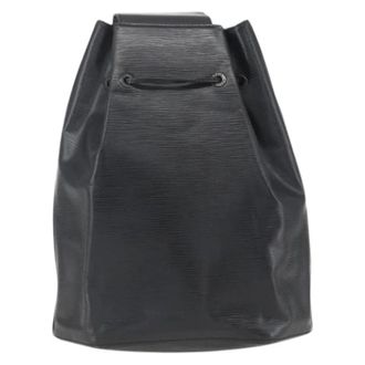 Louis Vuitton Pre-owned Bucket Bags, unisex, Black, Size: ONE SIZE Pre-owned Bucket Bag