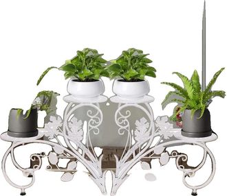 OEM Soporte Para Plantas, Dise&ntilde;o Moderno, Juego De 2, Blanco