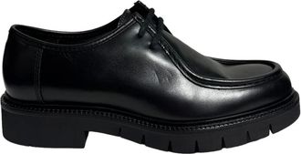 Marco Ferretti Schoenen, Heren, Zwart, 43 EU, Leer, Heren Ingenieursstijl Leren Schoenen