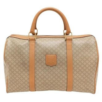 Celine Pre-owned Weekend Bags, female, Beige, Size: ONE SIZE Pre-owned Triomphe Duffel Bag