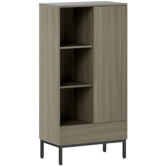 HOMCOM Aparador 60x34x121 cm madera natural