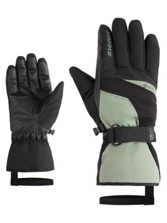 Ziener Skihandschuhe ZIENER GALERIUS-Z GTX glove man, Herren, Gr. 10.5, gr&uuml;n mud, Obermaterial: 100% Polyester; Innenseite: 100% Polyester; Futter: 100% Poly