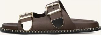 Toral Shoes Hidra Slippers - Dames - Sandalen - Bruin - 38 EU - Leer - Schoenen