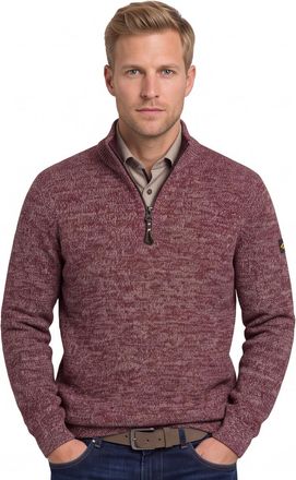 Camel Active trui Camel Active half zip rood katoen
