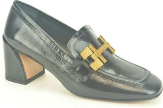 Jhay Zwart lace Moccassin DH 5cm - Dames - Pumps - Zwart - 39 EU - Schoenen