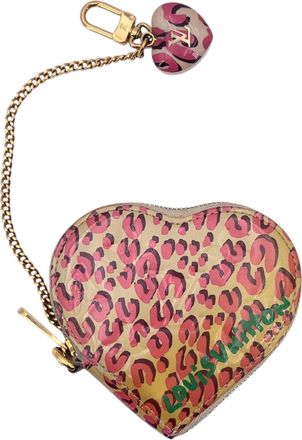 Louis Vuitton portemonnee van lakleer met Stephen Sprouse-print en luipaardmotief