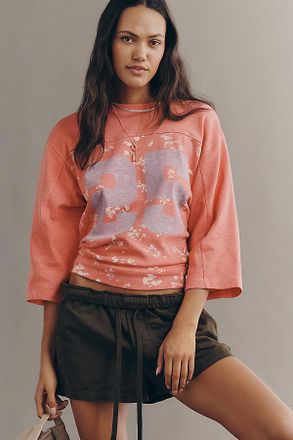 Pilcro 3/4 Sleeve Varsity Tee