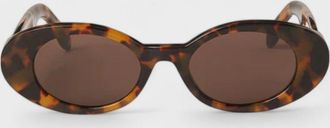 Palm Angels Mens Gilroy Sunglasses Havana Brown - Black - One Size