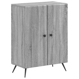 vidaXL Armario De Almacenamiento Para Ba&ntilde;o Breda Sonoma Gris Vidaxl