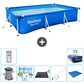 Bestway Piscina Bestway Steel Pro Rectangular - 300x201x66 Cm - 8-piezas S21568