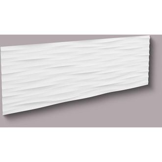 NMC Nmc - 3d Revestimiento Mural Wave Arstyl Noel Marquet Panel De Pared Elemento Decorativo Dise&ntilde;o Moderno Blanco 0,43 M2