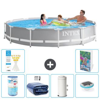 Intex Piscina Prism Frame Redonda - 366x76 Cm - 7-piezas S101
