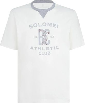 Brunello Cucinelli Print Cotton T-shirt