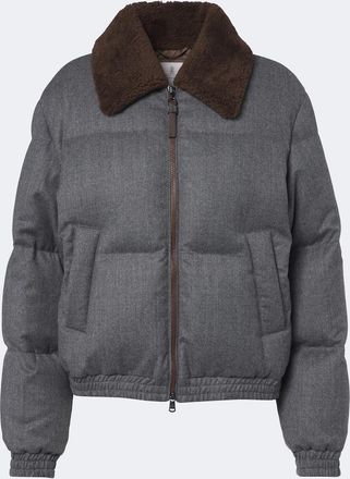 Brunello Cucinelli Monili virgin wool down jacket