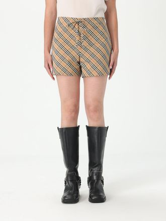 Burberry Shorts BURBERRY Woman color Beige