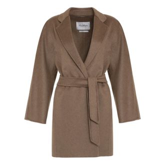 Max Mara Dames, Mantels, Beige, Maat: S Kasjmier