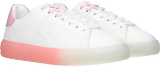 Versace Leather Low-Top Sneakers - White