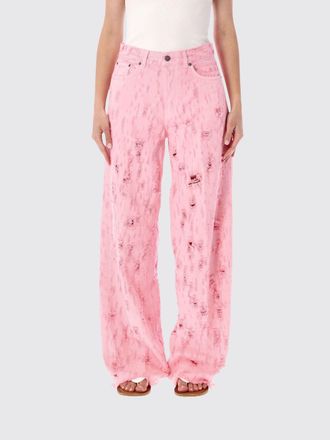 Haikure Jeans wide-leg in denim distressed