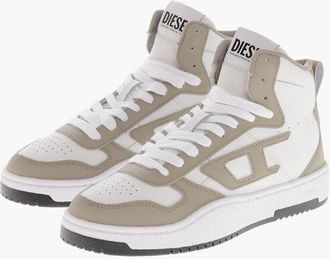 Diesel High-Top Sneakers S-UKIYO V2 Leather Two-Tone size 42,5