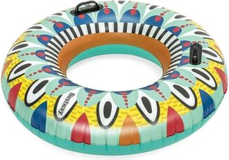 Trade Shop Trade Shop - Ciambella Salvagente Flirty Fiesta 107cm Con 2 Maniglie Rinforzate Piscina 36294