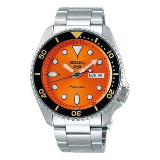 Seiko No. 5 Japan Mechanical Sports Orange Silver SRPD59K1