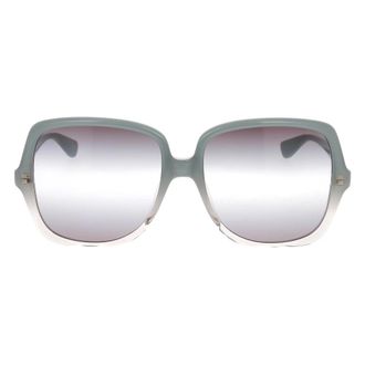 Chlo&eacute; Ch0133Sa Geometrische Zonnebril - Dames - Accessoires - Blauw - Maat: ONE Size Nylon