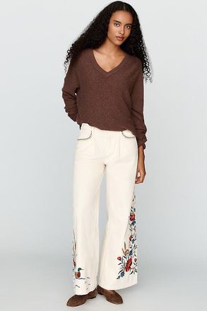 Free People Eloise Mid-Rise Wide-Leg Jeans