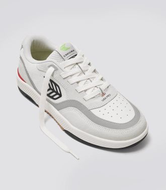 Cariuma Womens Cariuma UBA PRO Sneakers Smoke White Suede Walking Shoes ZAP2053