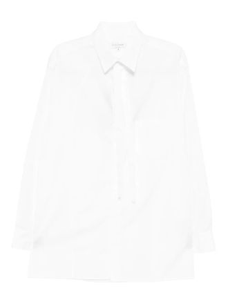 Yohji Yamamoto 100/2 Broad Switching shirt - White