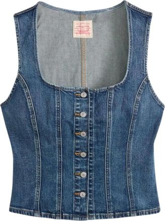 Levi's Mujer, Camisetas, Azul, Talla: S