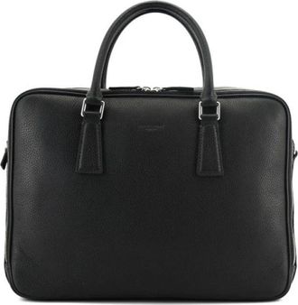 Pourchet Tassen, Heren, Zwart, ONE Size, Leer, Corso Aktetas