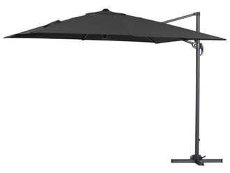 Habitat & Jardin Parasol negro 300 x 300 x 290 cm