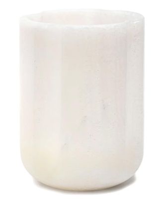 Editions Milano Portacandela effetto marmo - Bianco