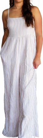 Sadie & Sage Sands Jumpsuit In Beige