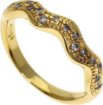 Saint Laurent Yellow Gold (18K) Band Ring (Pre-Owned)