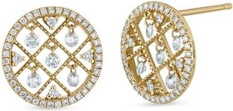 Bony Levy Audrey Diamond Stud Earrings in 18K Yellow Gold at Nordstrom