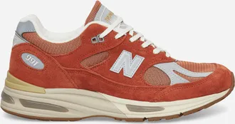 New Balance Made in UK 991v2 Vintage Sports Sneakers Potters Clay / Raw Sienna / Harbor Mist