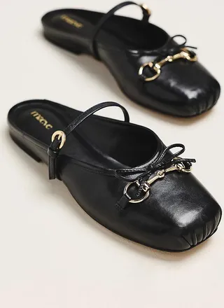 Maeve Horsebit Mule Ballet Flats