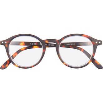 Izipizi 47mm Rectangular Reading Glasses in Tortoise at Nordstrom, Size +1.50